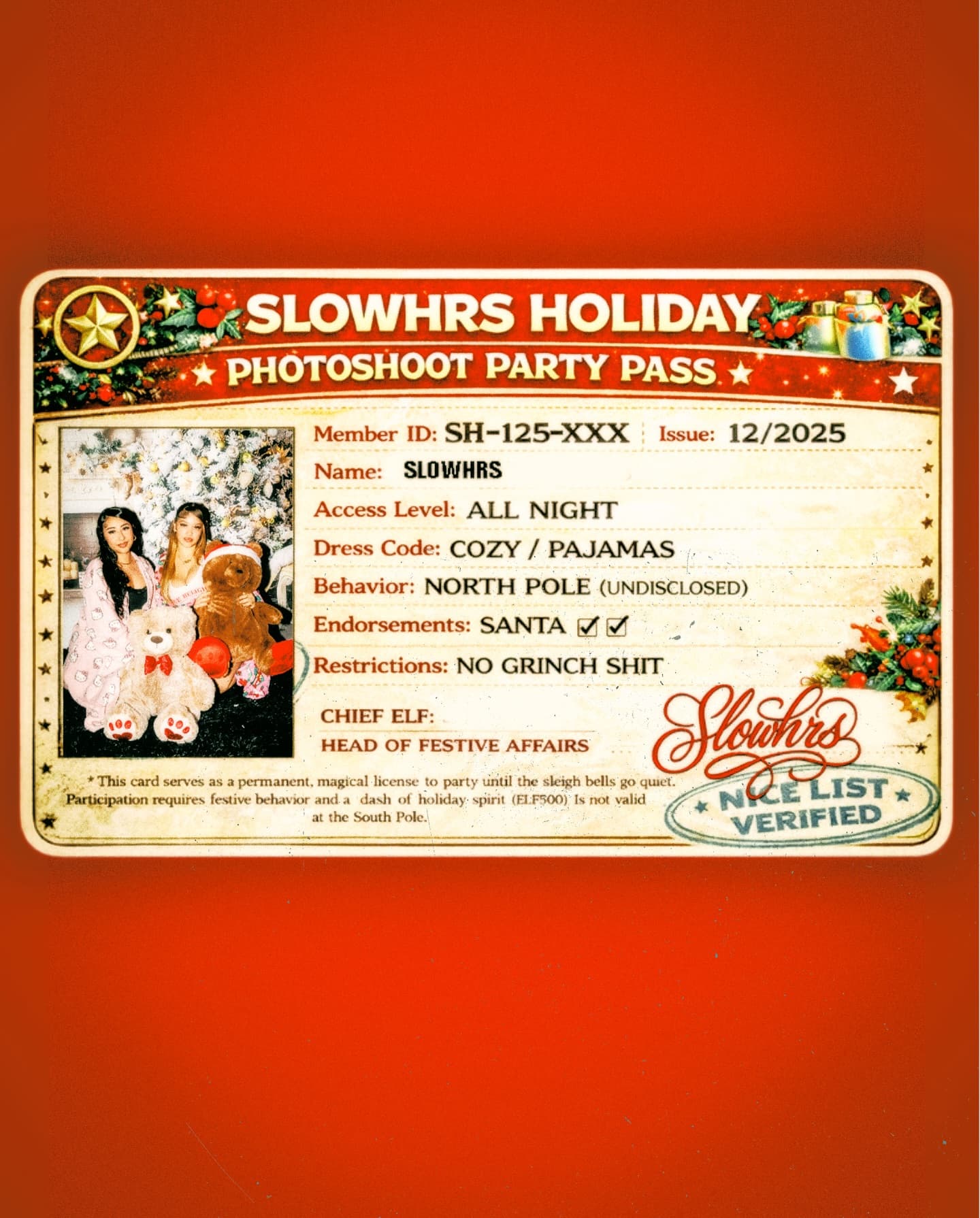 SLOWHRS Holiday Photoshoot at Harbarium — frame 17 of 17