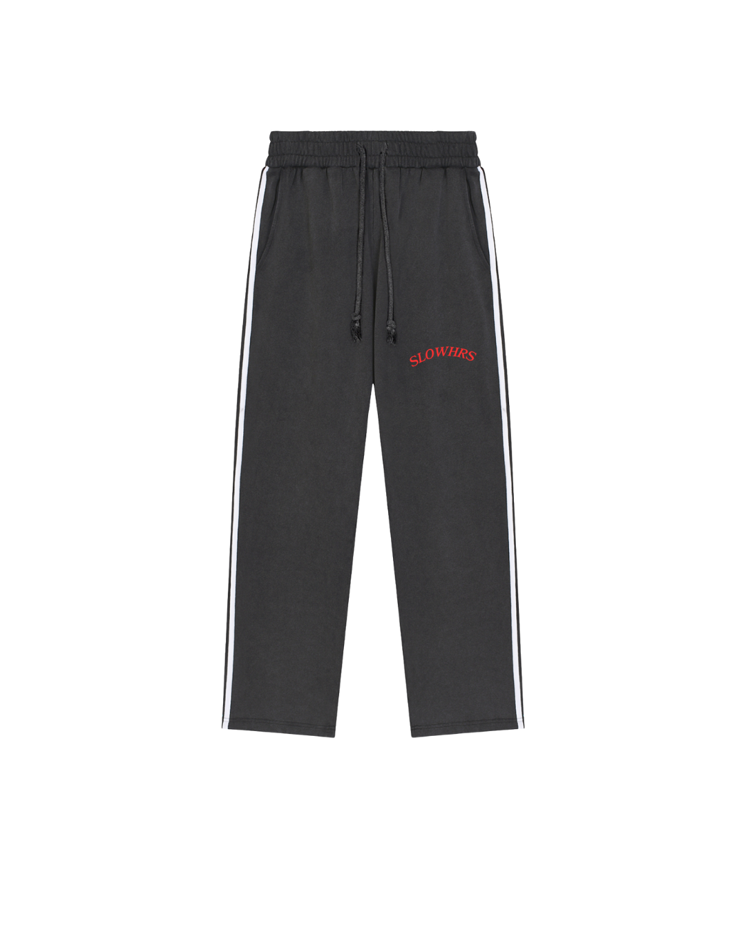SLOWHRS STRIPE SWEATPANT(Black/Red/White)