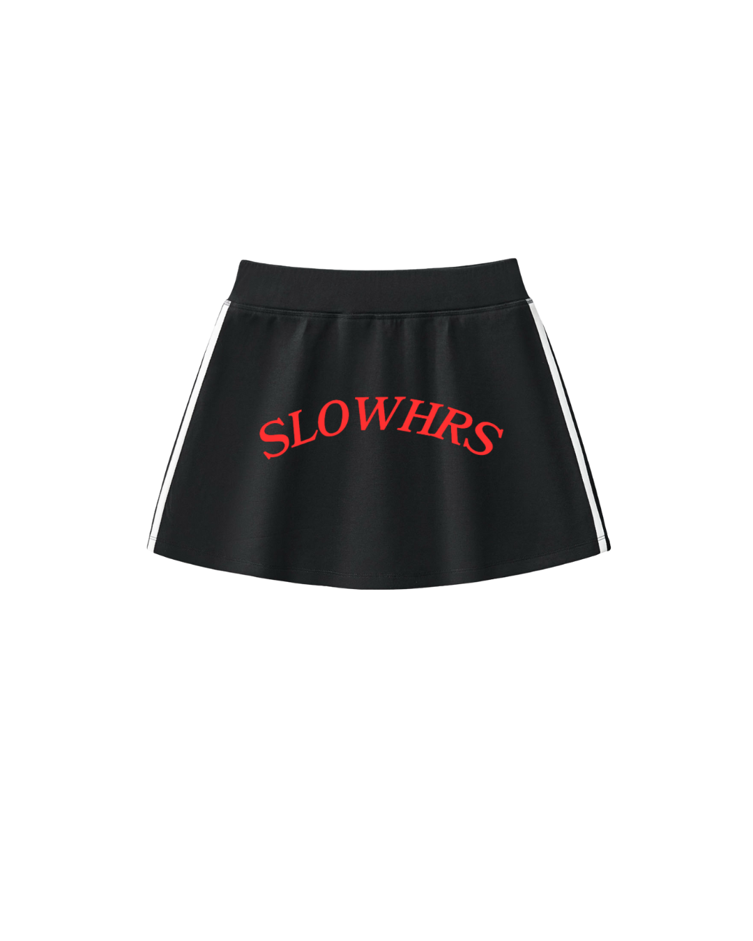 SLOWHRS MINI SKIRT(Black/Red)