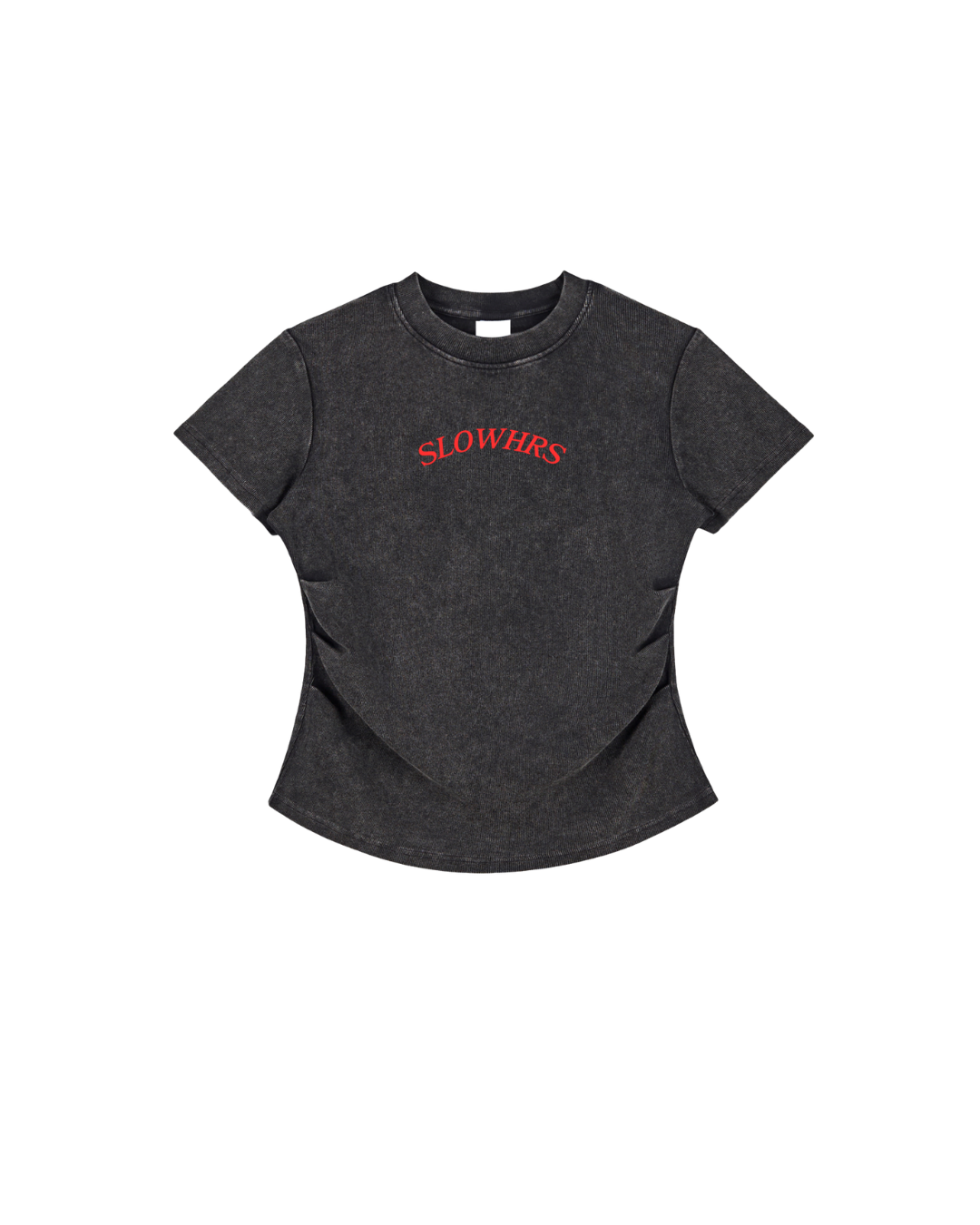 SLOWHRS GIRL TEE(GREY/RED)
