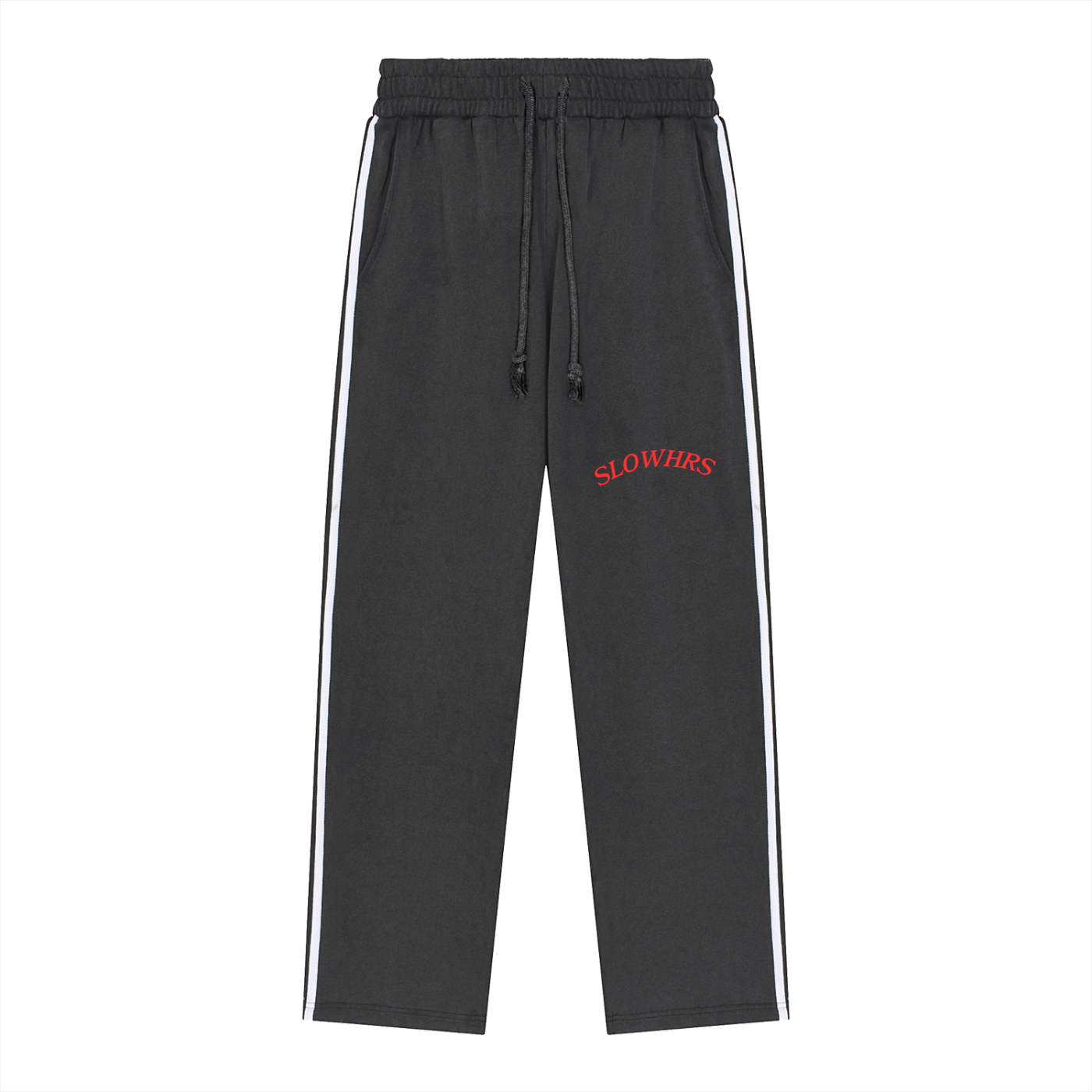 Snow Washed Contrast Tape Sweatpants