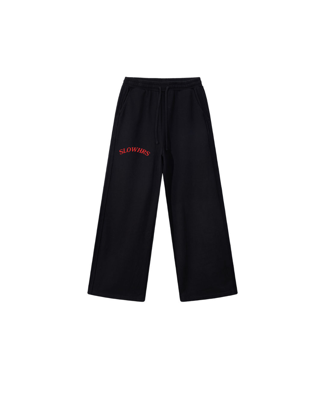 SLOWHRS SWEATPANTS(Black/Red)
